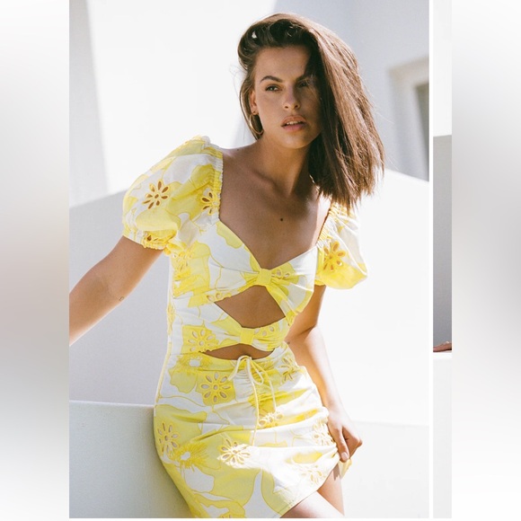 Sabo Skirt | Alexana Cutout Dress | Size Small - Picture 2 of 8